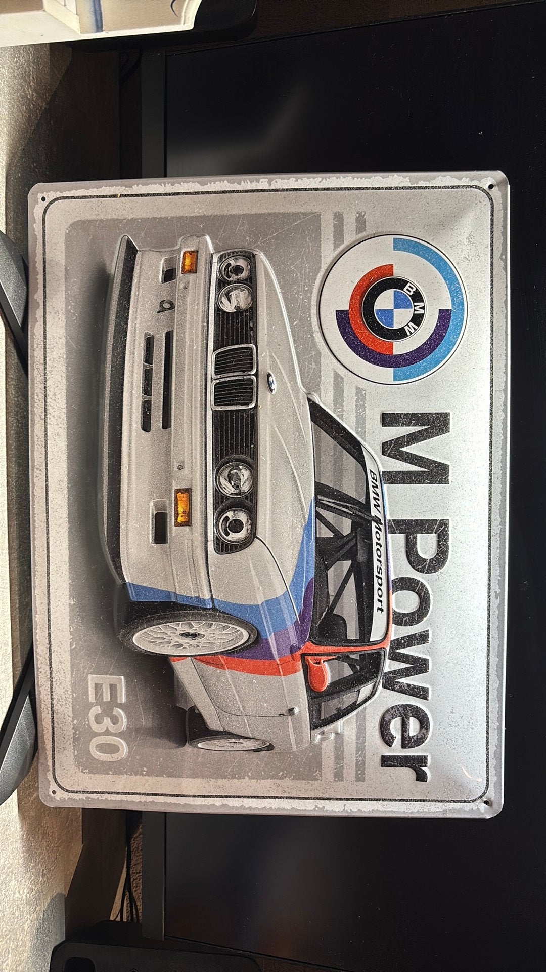 3d wanddecoratie Bmw E30, Huis en Inrichting, Vintage, Nieuw, Ophalen of Verzenden, Wandbord of Wandpaneel