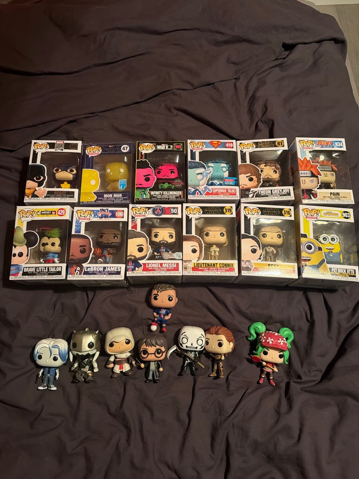 Grote collectie Funko Pop! figuren (met en zonder doos), Ophalen, Gebruikt