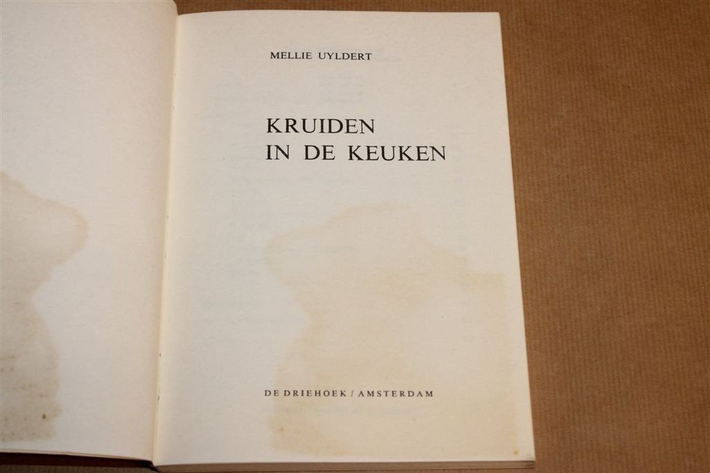 Kruiden in de Keuken — Mellie Uyldert, De Driehoek 1972, Verzenden, Gelezen, Kruiden en Alternatief