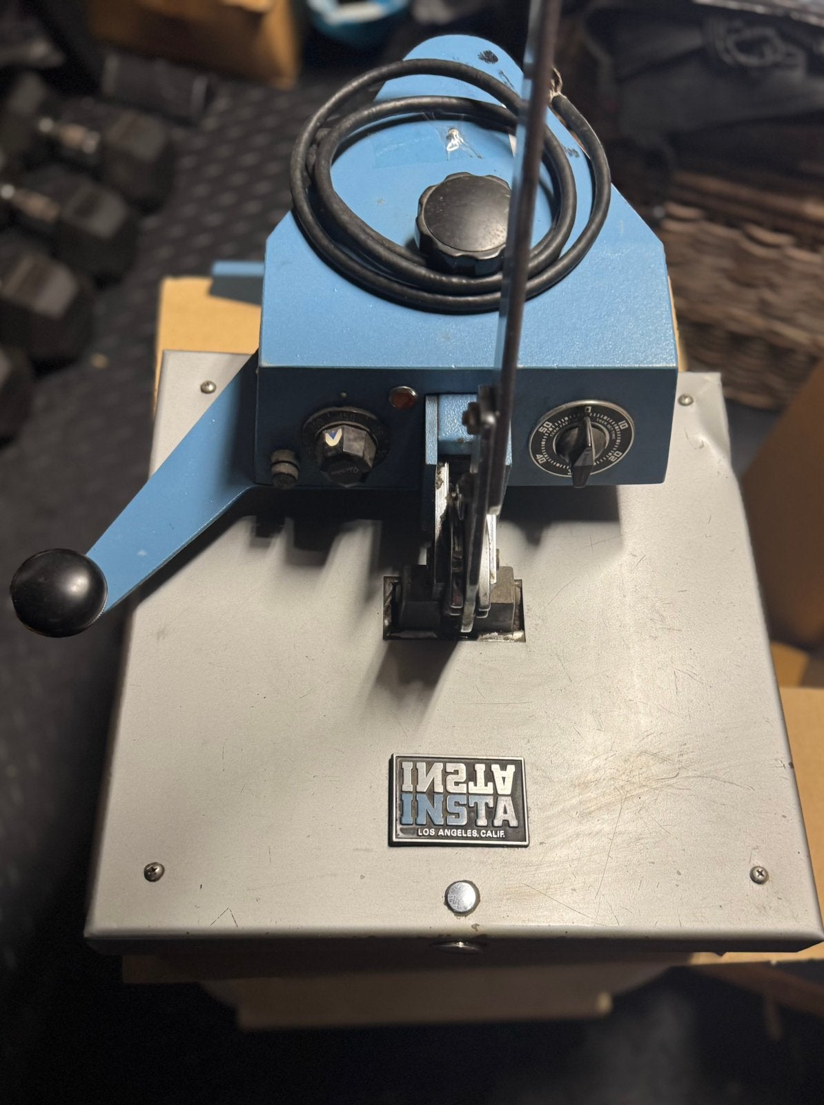 Professionele Insta 215 hittepers / transferpers  40x40 cm, Ophalen, Zo goed als nieuw