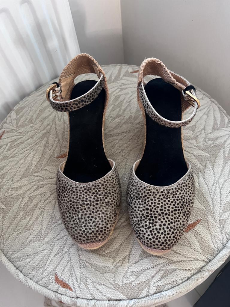 Fred de la Bretoniere espadrilles hoog mt 39, Ophalen of Verzenden, Zo goed als nieuw, Espadrilles of Moccasins