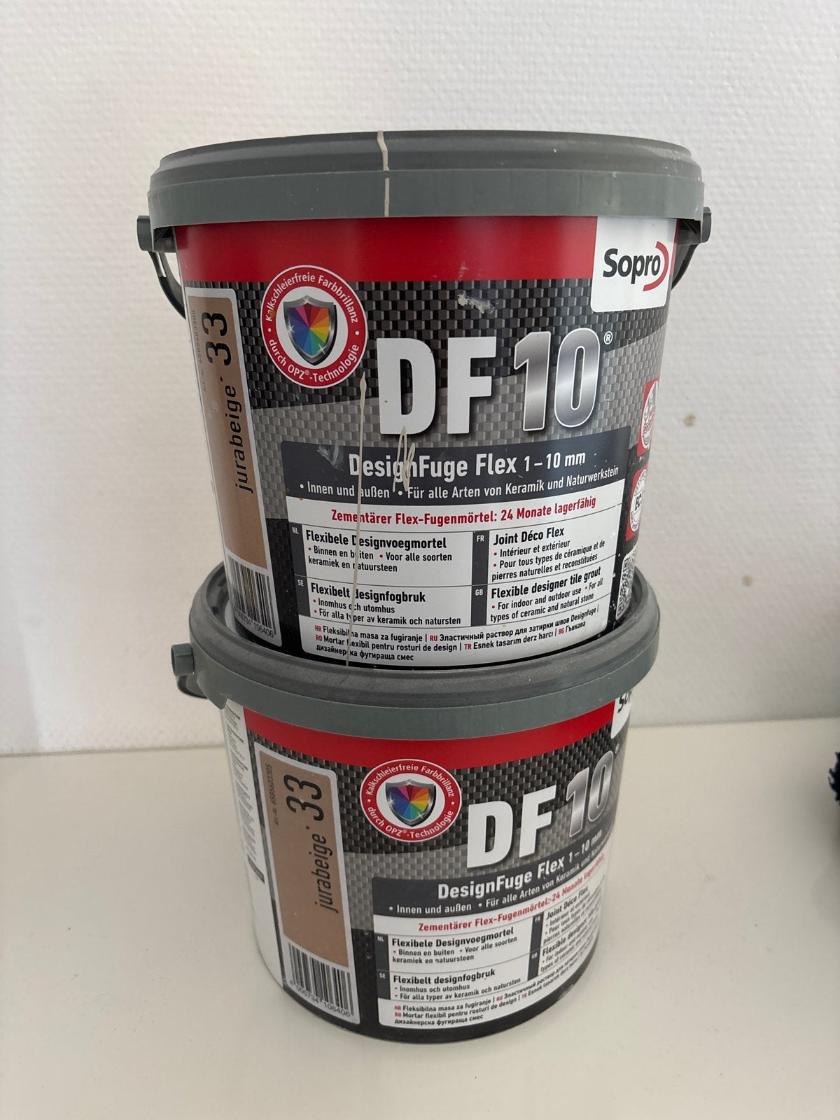 2 emmers Sopro DF10 Designvoegmortel Jurabeige 33, Ophalen, Nieuw, Overige typen