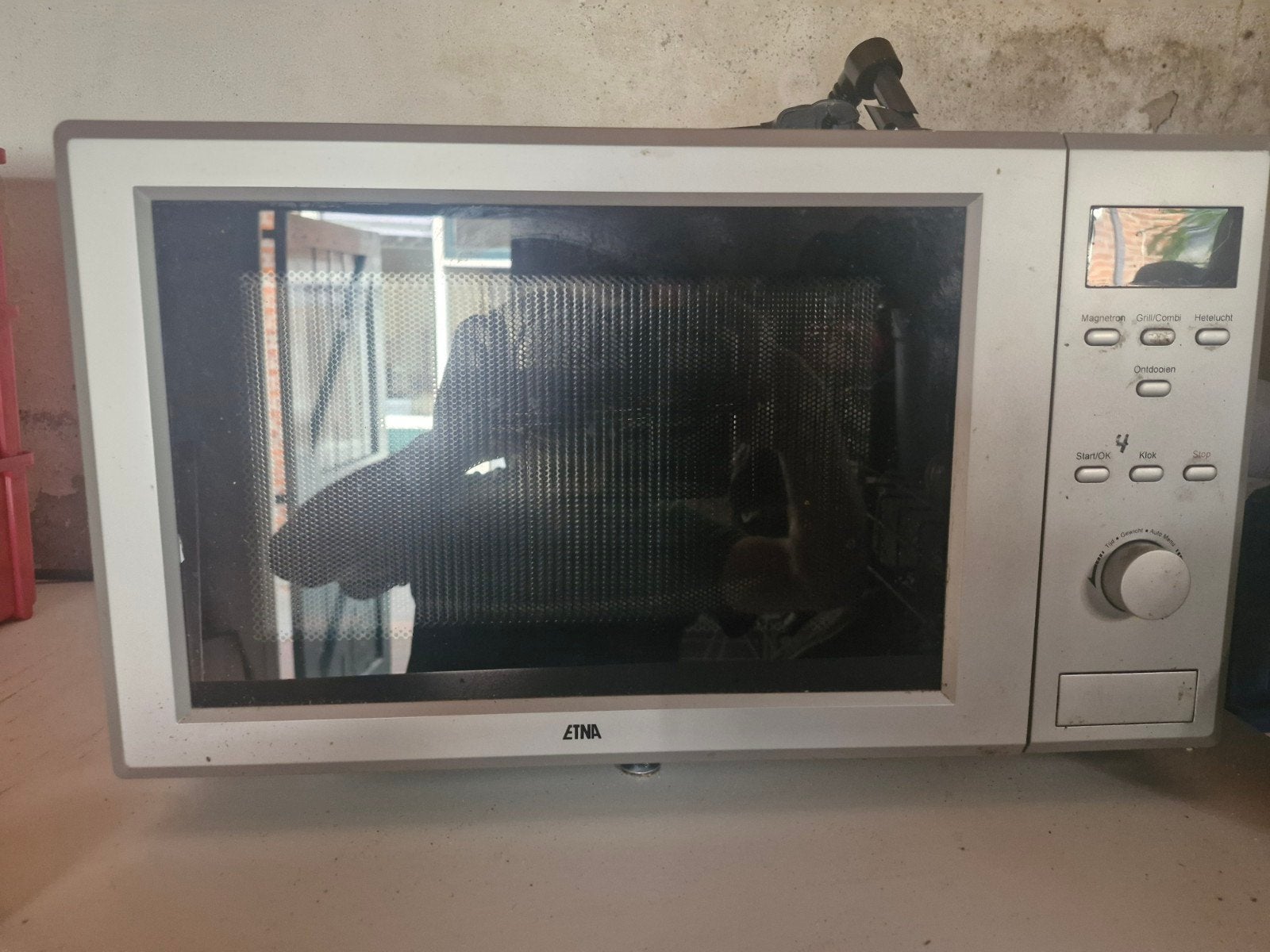 Simpele maar goed werkende magnetron, Witgoed en Apparatuur, Ophalen, Combimagnetron, Gebruikt, Grill