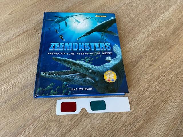 Zeemonsters boek met 3d bril nieuw, Ophalen of Verzenden, Nieuw