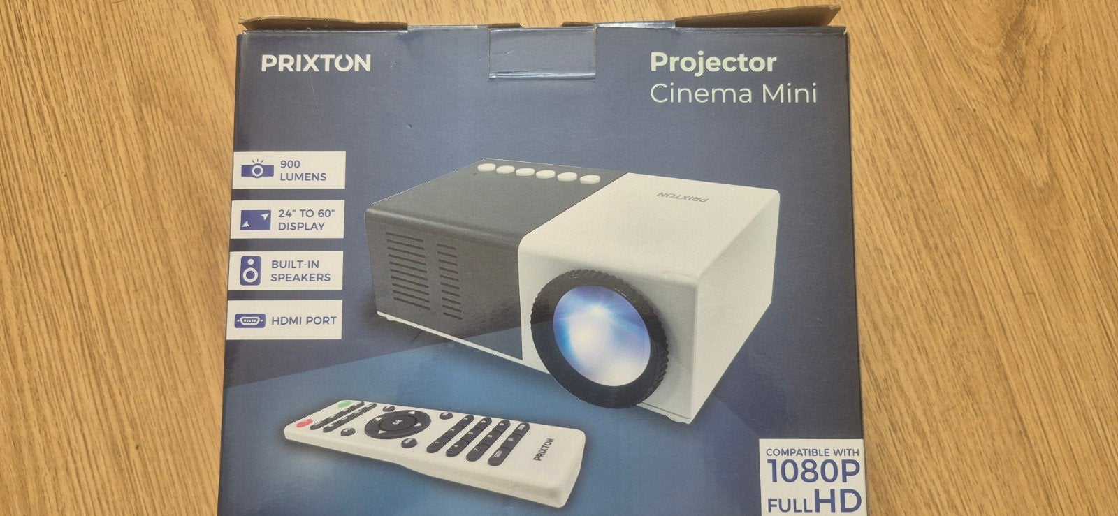 prixton mini beamer nog in doos, Audio, Tv en Foto, Ophalen, Zo goed als nieuw, LED