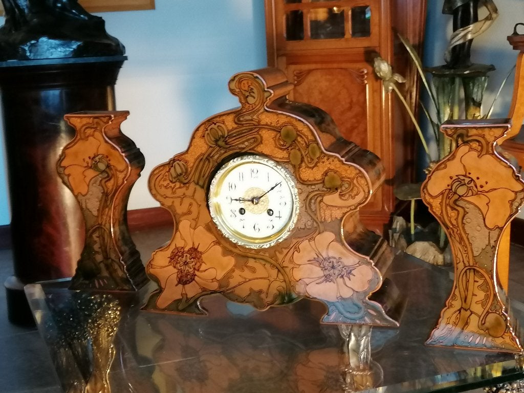 Rozenburg distel klokken stel jaar 1898, Ophalen