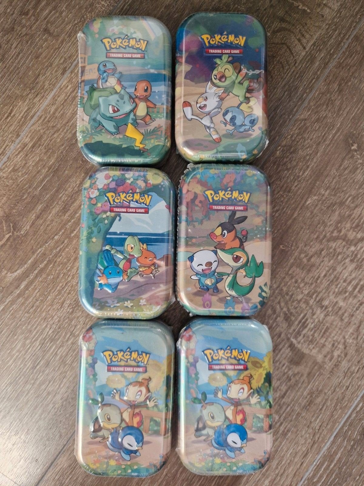 6x 25th Celebrations Mini tins, Ophalen of Verzenden, Nieuw, Meerdere kaarten, Foil
