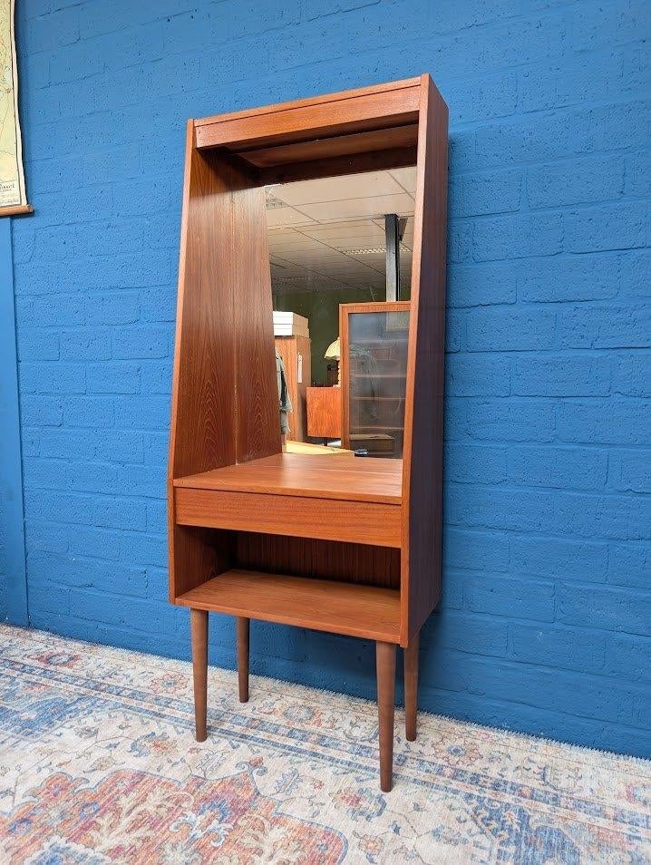 Vintage halkast met spiegel, jaren 60, Ophalen, Huis en Inrichting