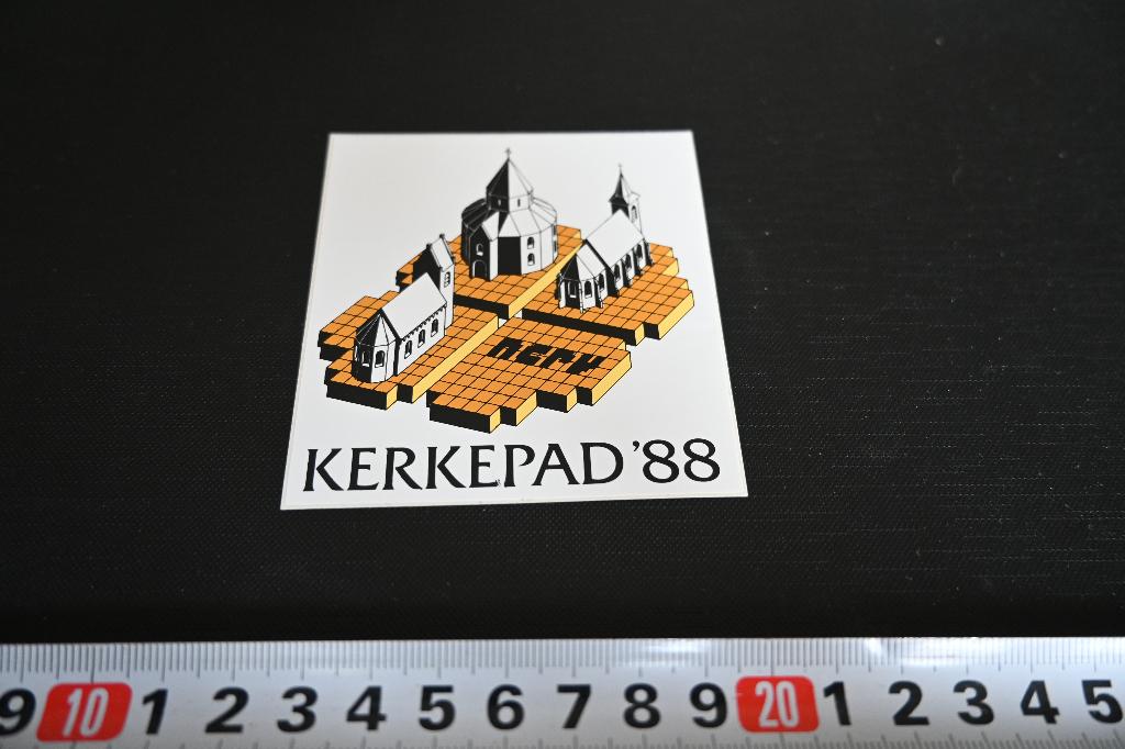 sticker Omroep NCRV KERKEPAD '88, Ophalen, Zo goed als nieuw