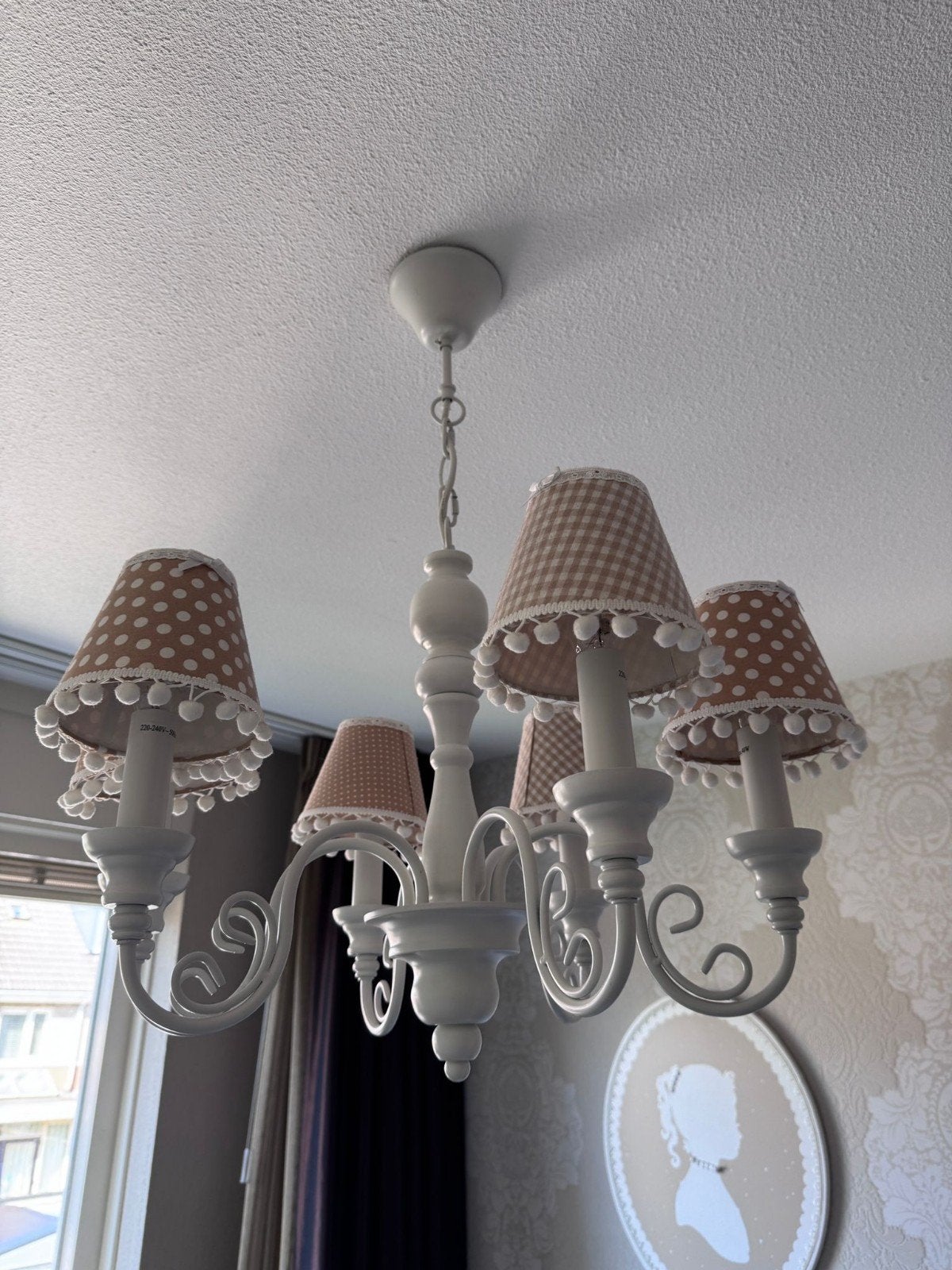 Kroonluchter kinderkamer, hanglamp, Ophalen, Zo goed als nieuw, Lamp