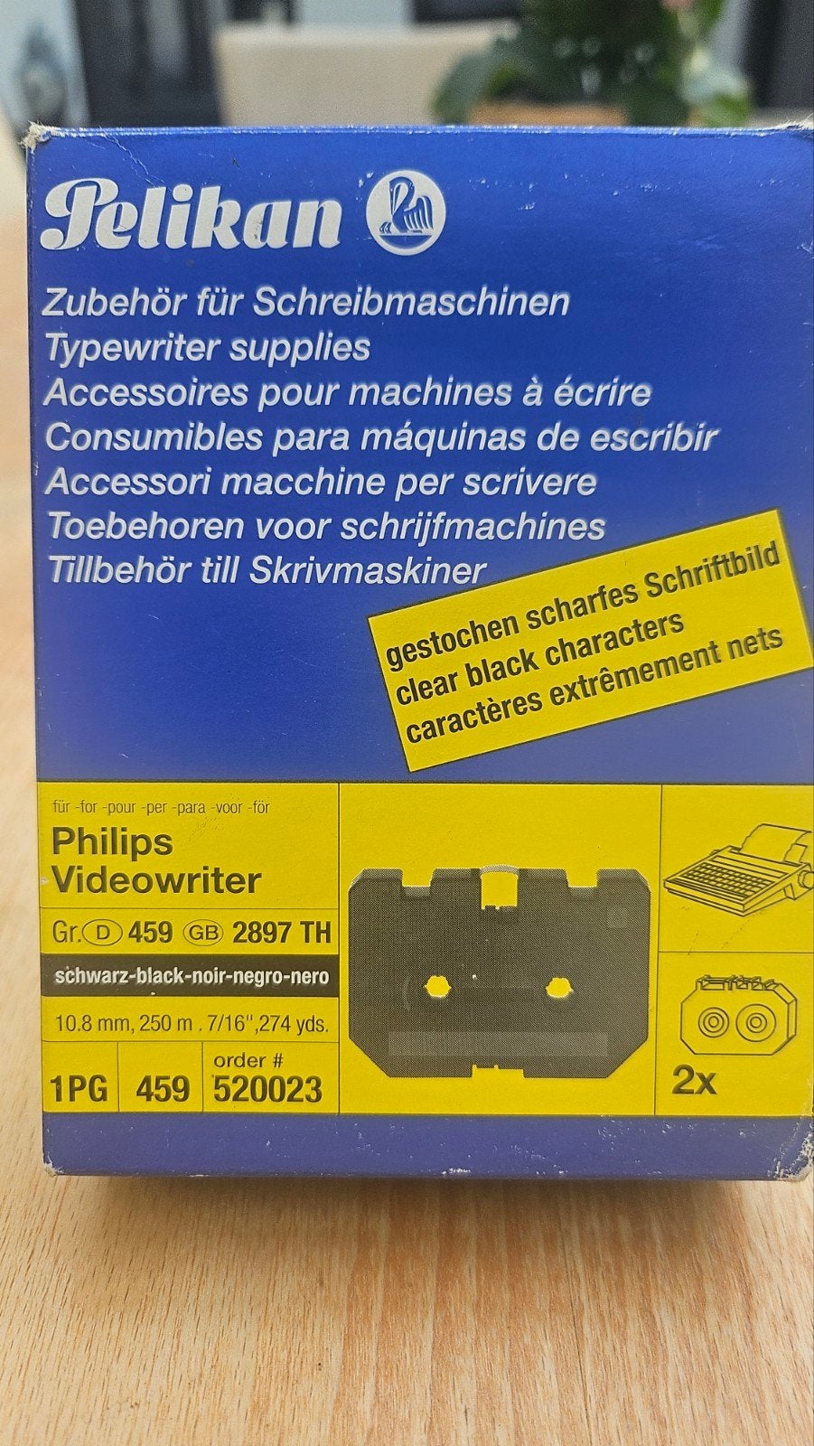 Philips videowriter cassetteband, Ophalen, Pelican