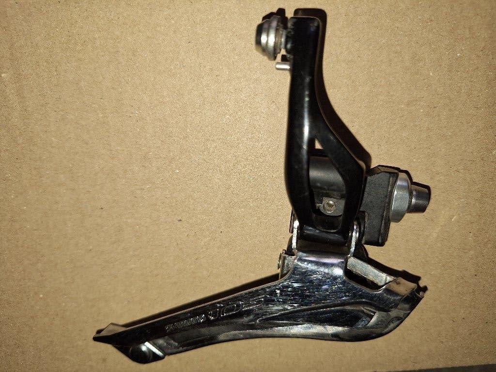 Shimano 105 FD-5800 11sp voorderailleur, Fietsen en Brommers, Fietsonderdelen, Gebruikt, Ophalen of Verzenden, Derailleur of Ketting
