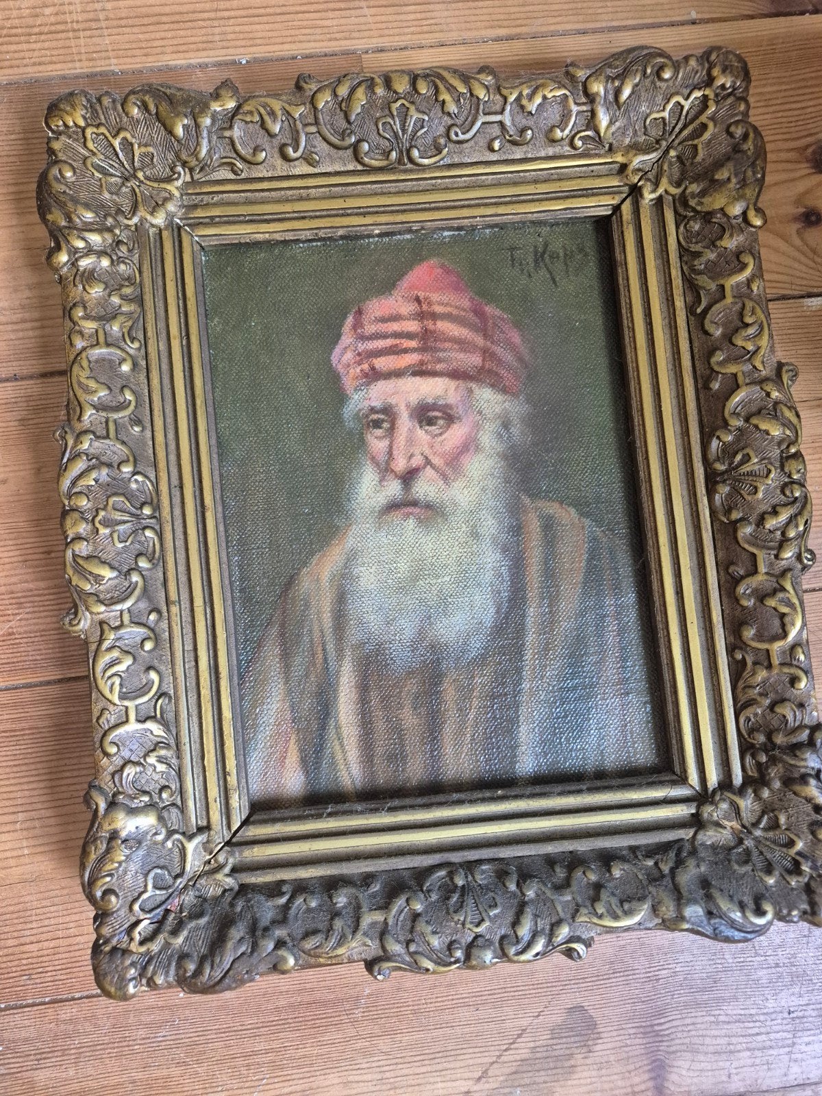 Schilderij Frans Kops - Portret van een Oude Man, Antiek en Kunst, Kunst | Schilderijen | Klassiek, Ophalen