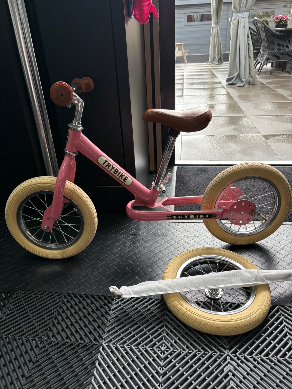 Trybike roze 2 in 1 loopfiets, Fietsen en Brommers, Ophalen, Gebruikt