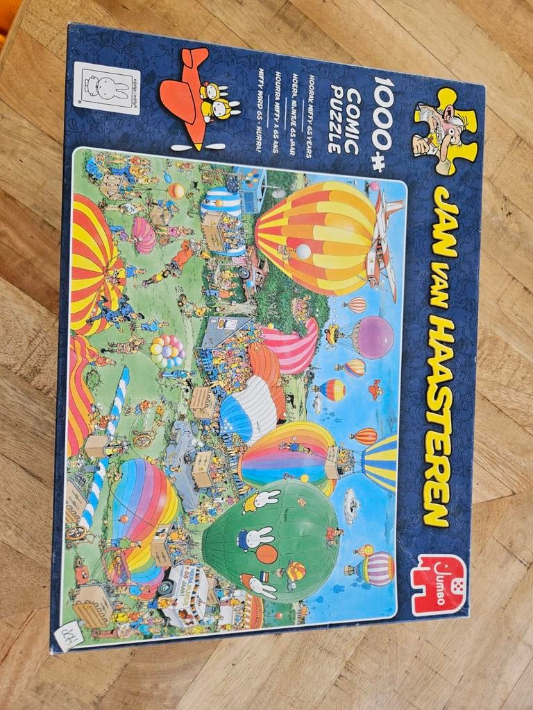 Jan van Haasteren Comic Puzzle - 1000 stukjes Nijntje, Ophalen of Verzenden, Meer dan 50 stukjes, Gebruikt, 6 jaar of ouder