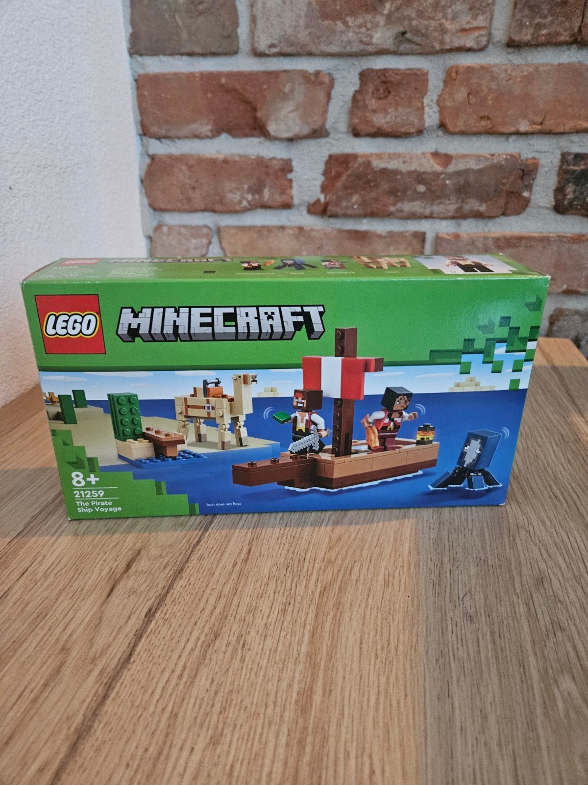 LEGO 21259 Minecraft De piratenschipreis Compleet, Compleet, Minecraft, Lego, Ophalen of Verzenden