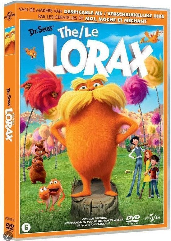 DVD: The Lorax van Dr. Seuss (nieuw), Tekenfilm, Amerikaans, Ophalen of Verzenden, Zo goed als nieuw