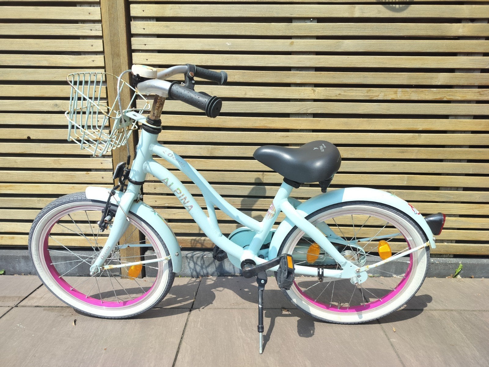 Alpina meisjesfiets 18 inch, Ophalen, Terugtraprem, Gebruikt, Alpina
