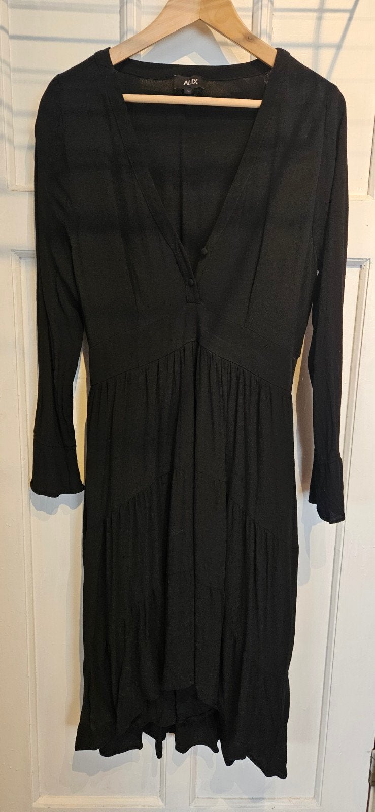 Zwarte Alix jurk, maat L, Kleding | Dames, Zwart, Maat 42/44 (L), Ophalen of Verzenden, Zo goed als nieuw