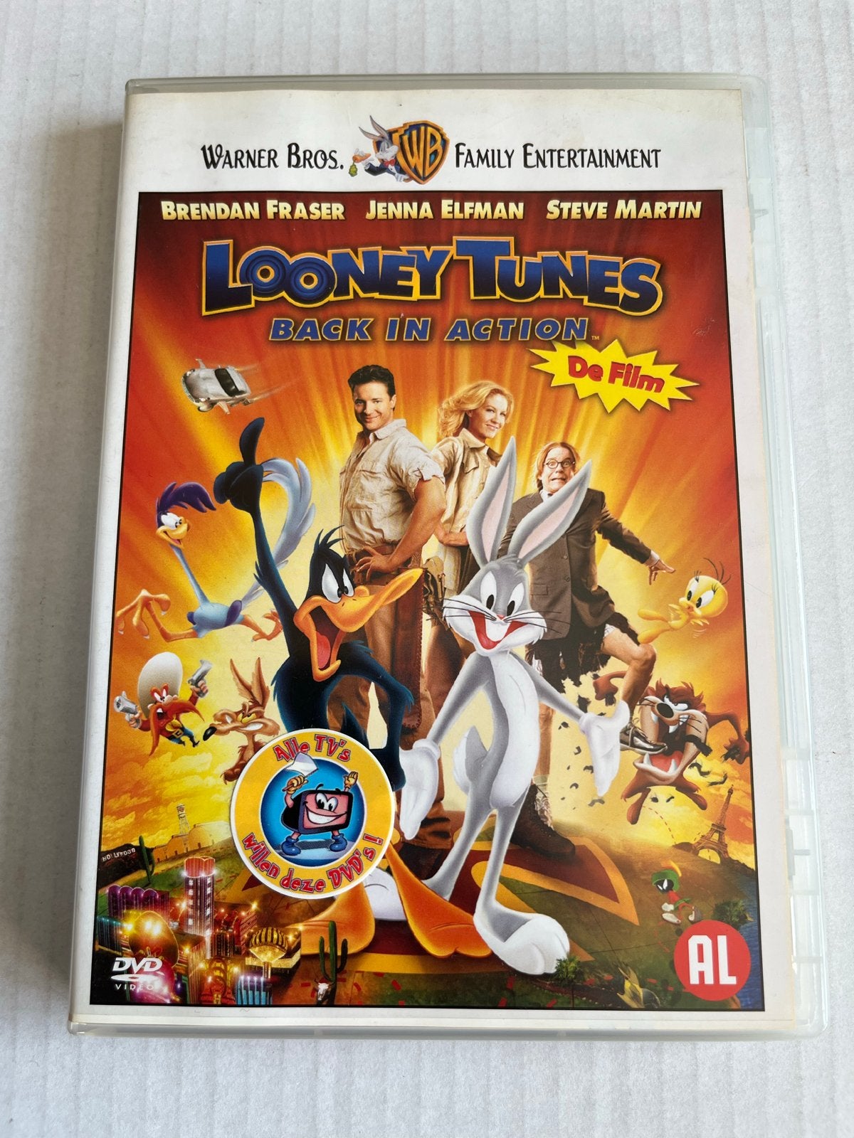 Looney Tunes: Back in Action - De Film (DVD), Cd's en Dvd's, Gebruikt, Alle leeftijden, Nederlands, Breedbeeld