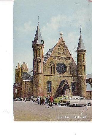 Ansichtkaart 	Den Haag	Ridderzaal, Verzenden, 1960 tot 1980, Gelopen, Zuid-Holland