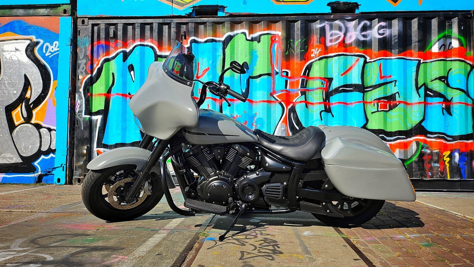 Yamaha Midnightstar 1300 XVS Streetglide Chopper Cruiser, Ophalen, Zo goed als nieuw