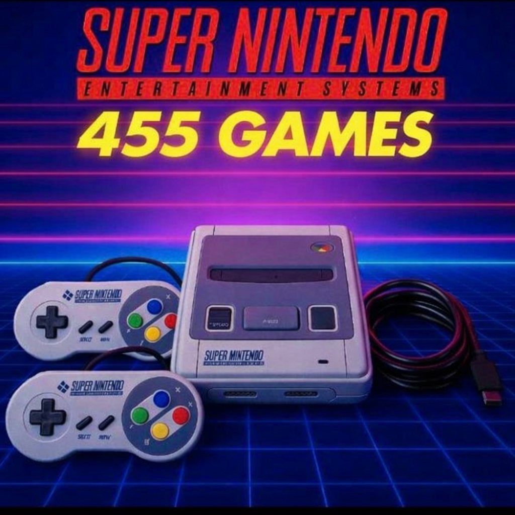 Super Nintendo Classic Mini met 455 games (ZGAN)