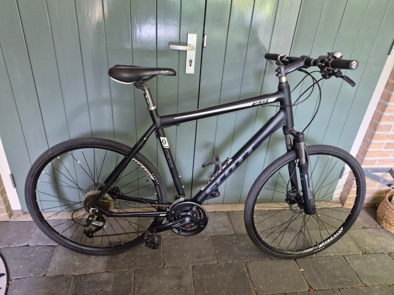 Scott Sub Cross hybride herenfiets– Hydraulische schijfremme, Overige merken, 28 inch, Vering, Ophalen of Verzenden