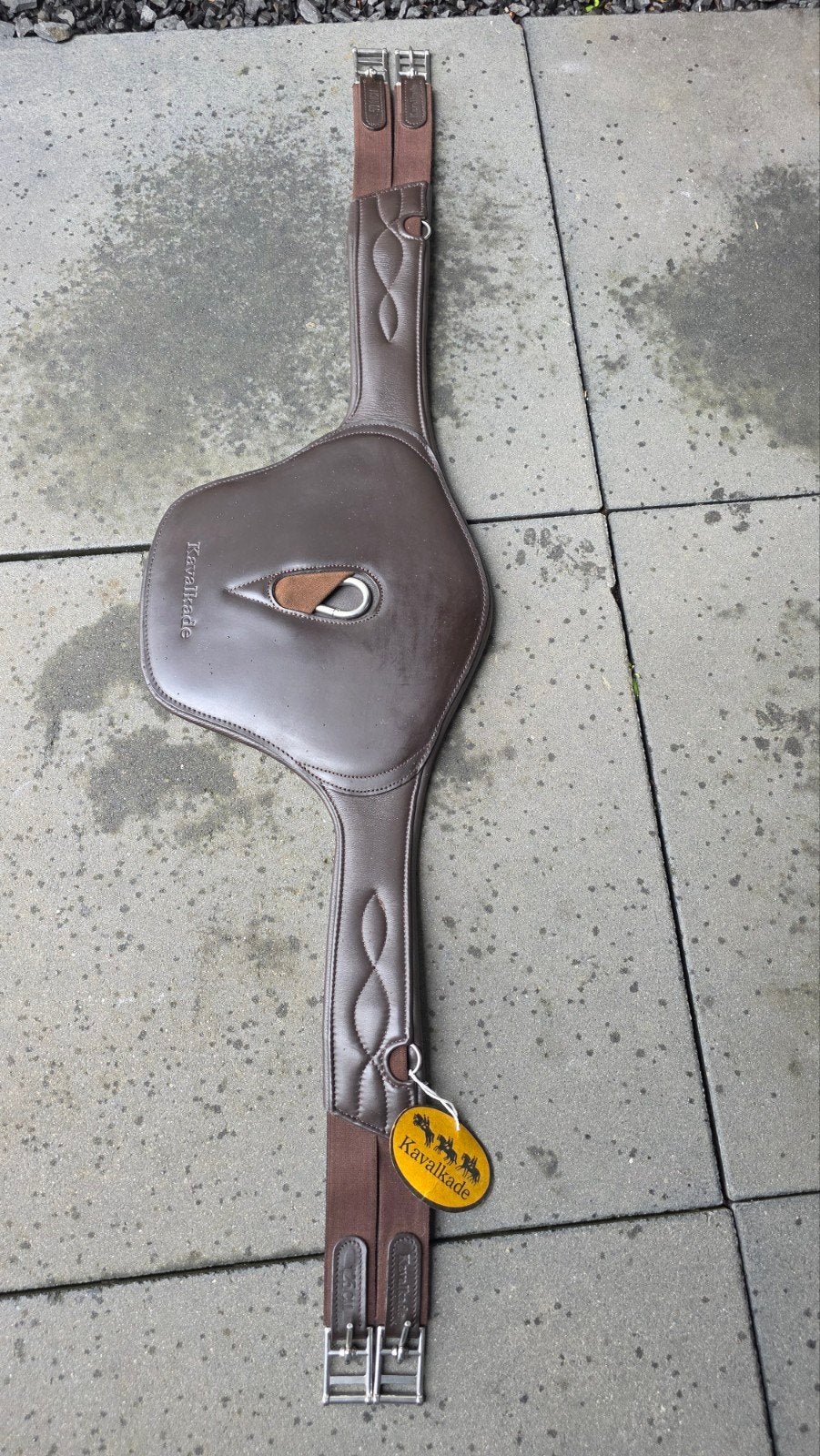 Kavalkade springsingel buikflap 125cm bruin, Dieren en Toebehoren, Ophalen of Verzenden, Nieuw, Springen