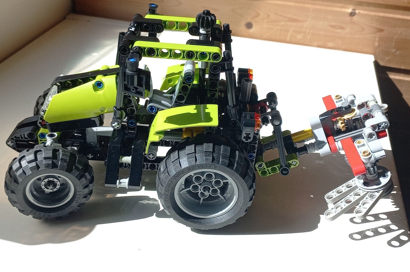 9393 Lego Technic Tractor, Gebruikt, Lego, Compleet, Ophalen of Verzenden