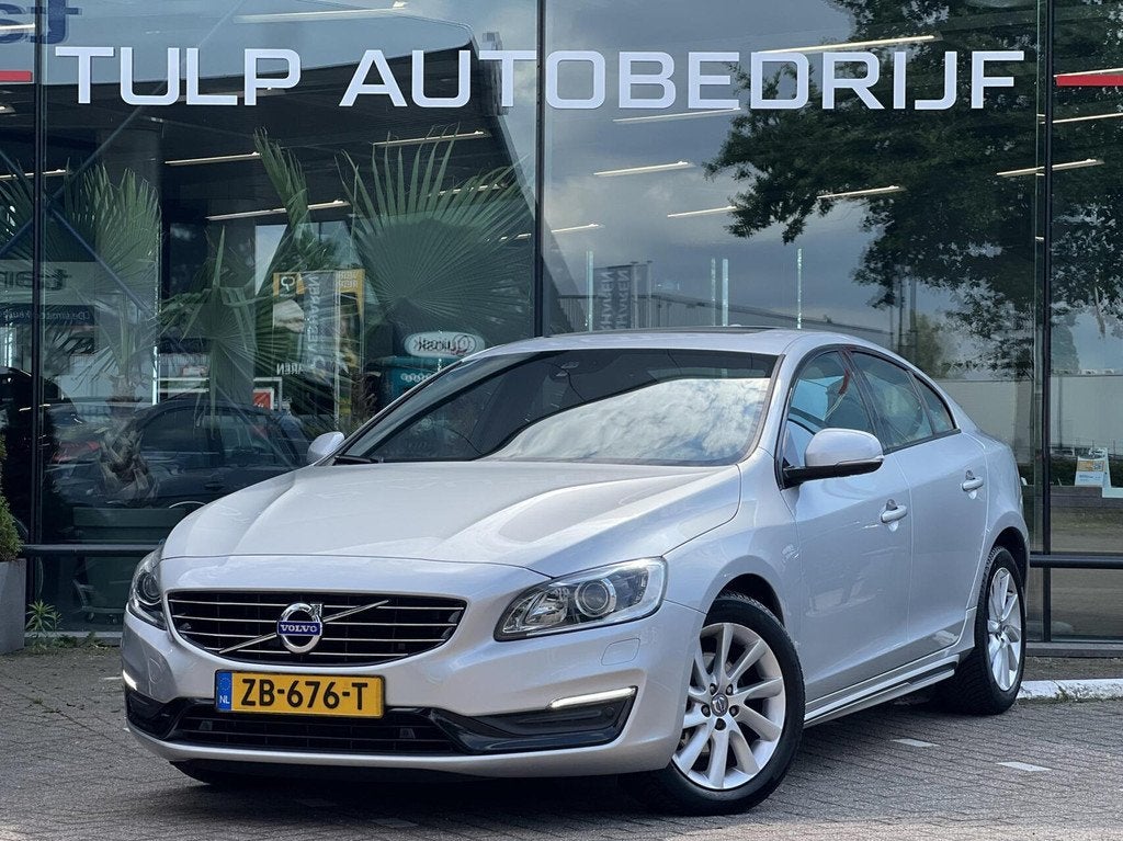 Volvo S60 1.5 T2 Polar+ Dynamic Airco Cruise Dak Leder NAP, Auto's, Volvo, Bedrijf, Te koop, S60, ABS, Achteruitrijcamera, Airbags