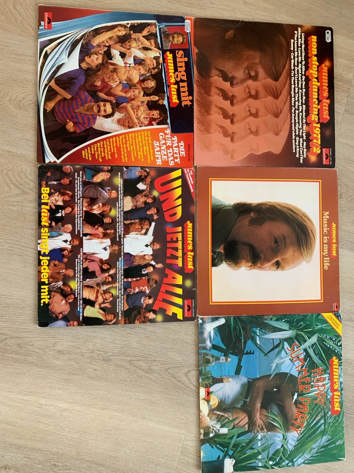 James Last LP collectie - 5 albums, LP, Gebruikt, Pop, Ophalen of Verzenden