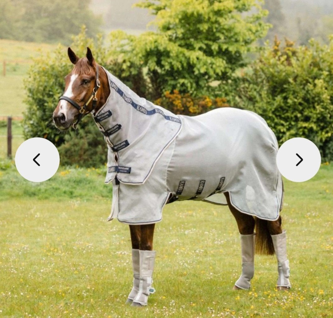 Horseware Rambo Protector Plus vliegendeken 145 cm (6'6") –, Dieren en Toebehoren, Paarden en Pony's | Dekens en Dekjes, Ophalen of Verzenden