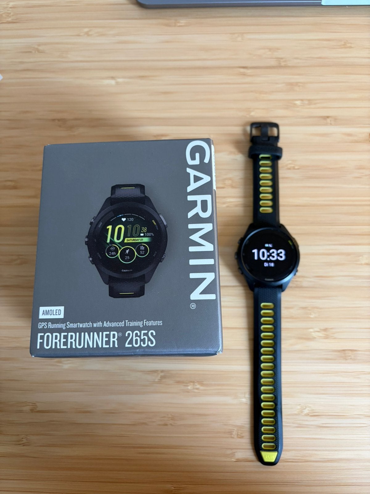 Garmin forerunner 265S zwart - GPS smartwatch, Zwart, Ophalen of Verzenden, Zo goed als nieuw, GPS