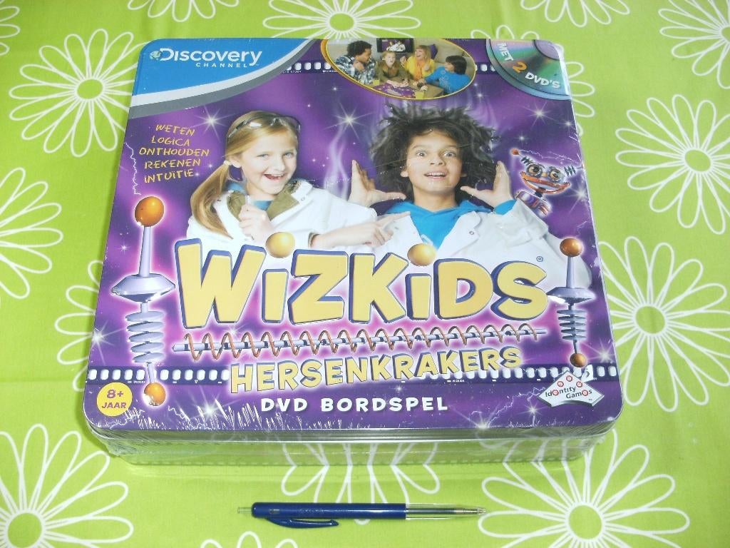 Nieuw in seal: Wizkids Hersenkrakers dvd bordspel, Een of twee spelers, Ophalen of Verzenden, Nieuw