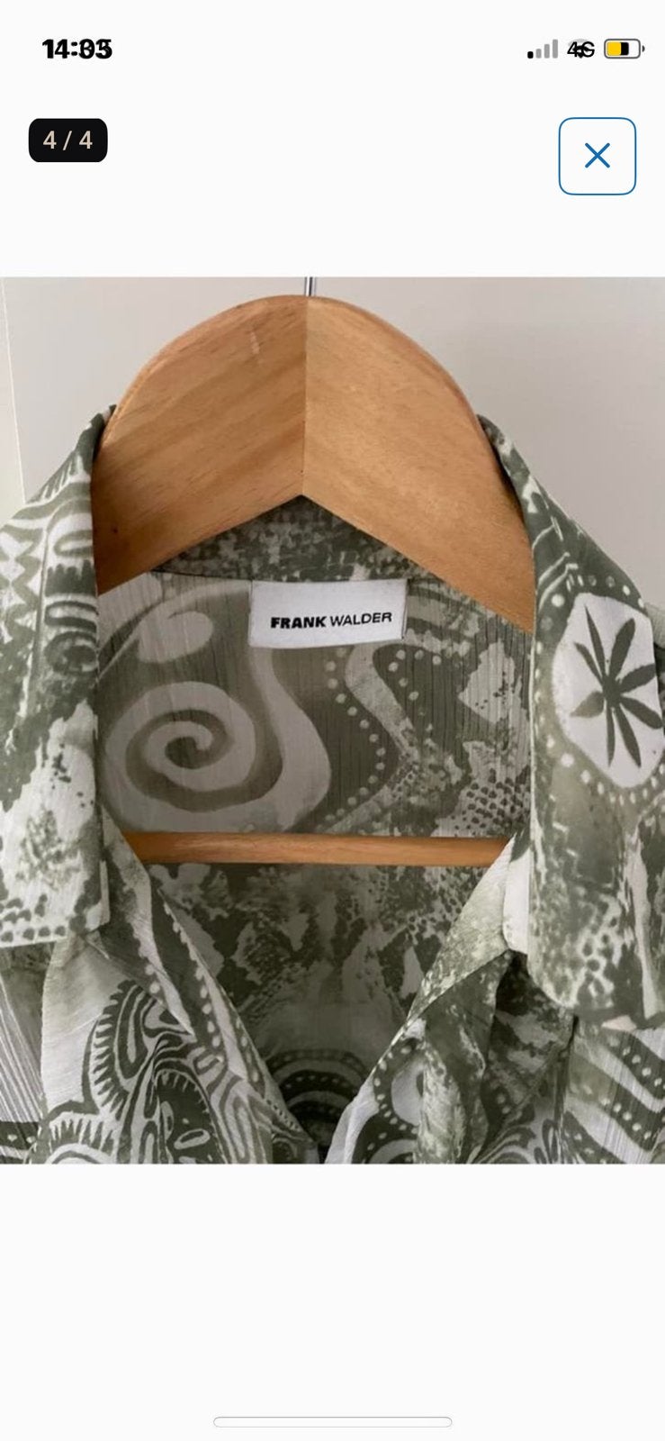 Frank Walder Blouse maat 40, Ophalen of Verzenden, Zo goed als nieuw, Maat 38/40 (M), Groen