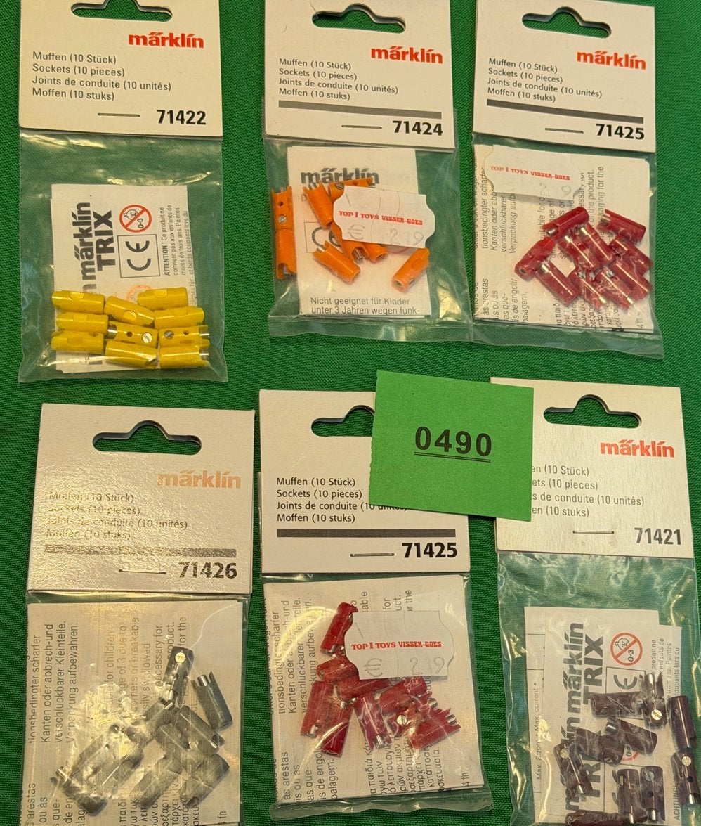 490- Märklin Trix  - moffen Set - Div Kleuren in blosters, Gelijkstroom of Wisselstroom, Overige typen, Nieuw, Ophalen of Verzenden