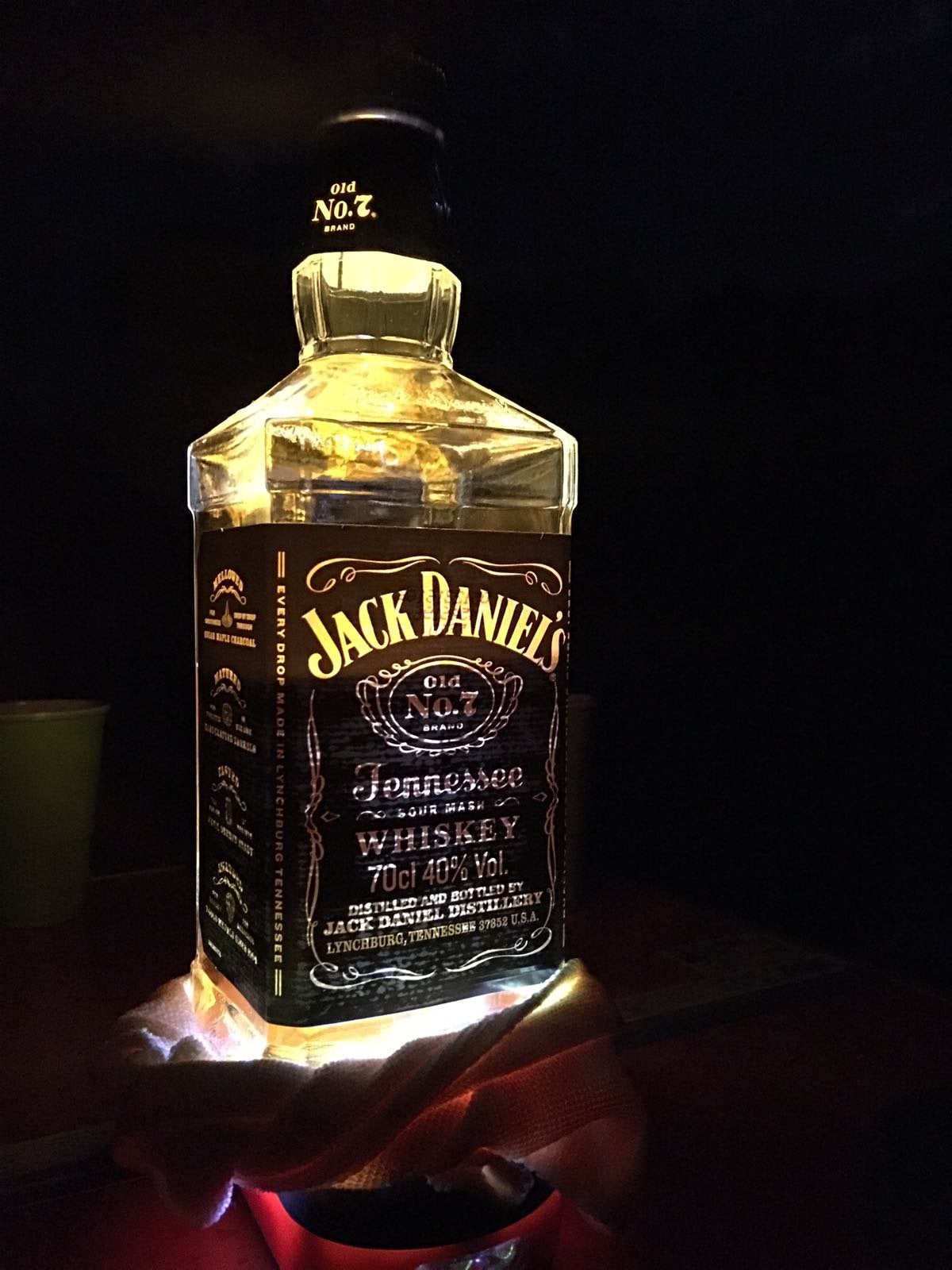 Jack Daniels lege flessen - 1 Liter, Ophalen of Verzenden, Zo goed als nieuw, Verpakking
