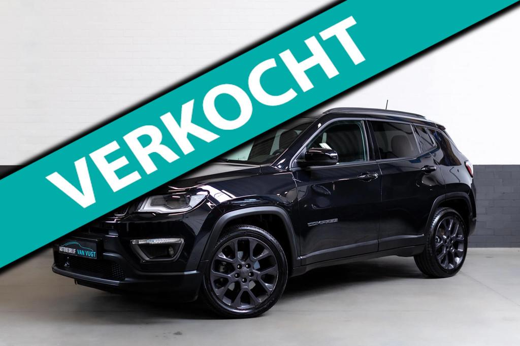 Jeep COMPASS 1.3T S versie, alle opties, Apple - Android,, 15 km/l, 4 cilinders, 150 pk, Bi-Xenon koplampen