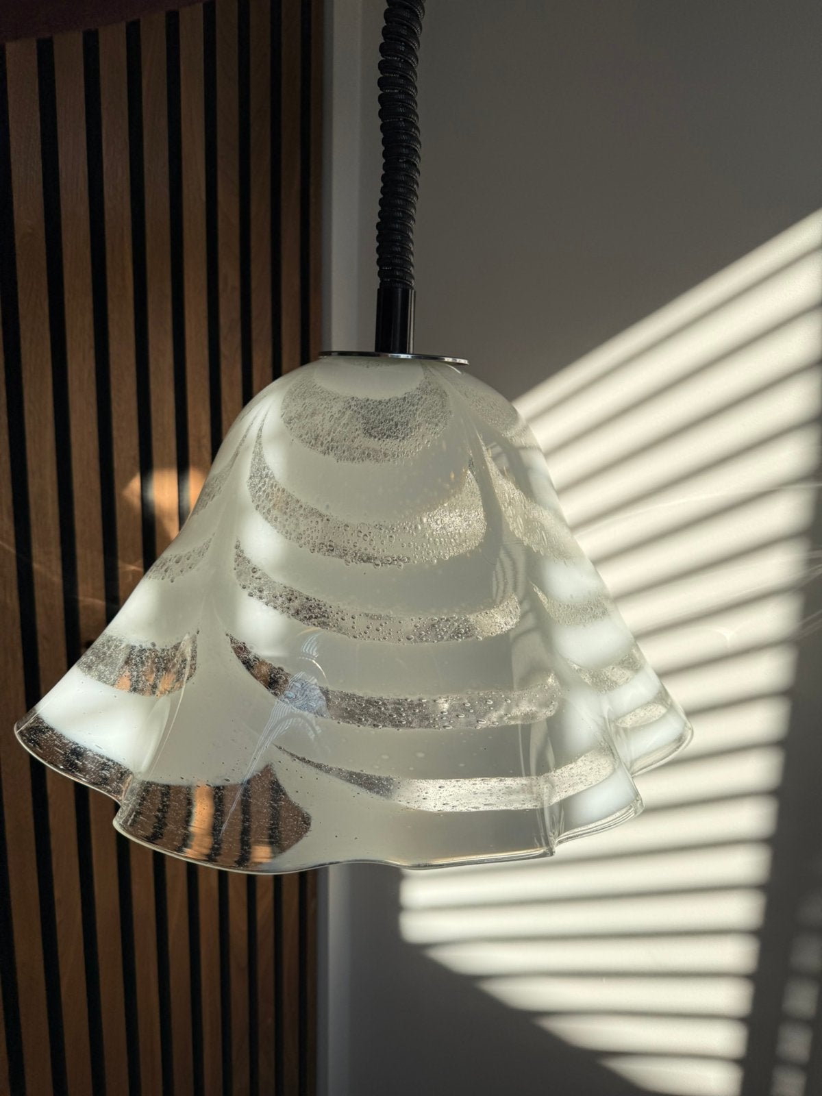 Vintage Italiaanse design (hang)lamp - Murano glas, Ophalen, Vintage / MidCentury, Q, Q