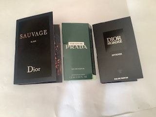 Dior Prada authentieke herenparfum monsters proefjes samples, Ophalen, Nieuw