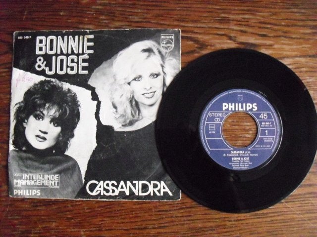Bonnie & Jose - Ik Blijf Wachten - vinyl single, Gebruikt, 7 inch, Ophalen of Verzenden, Inclusief binnenhoes