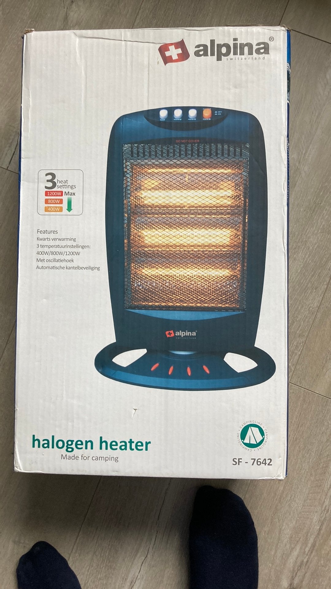 Camping kachel, Ophalen, Zo goed als nieuw