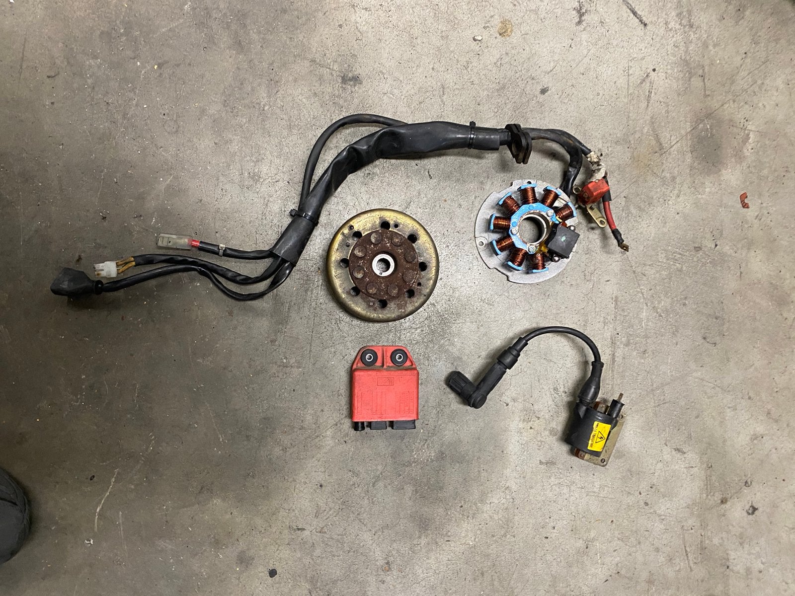 Lc ontsteking set runner 180cc vliegwiel cdi bobine, Ophalen of Verzenden