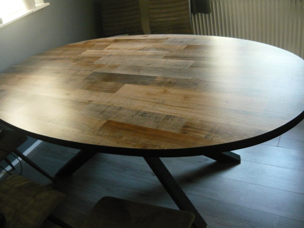 Set meubels ovale eettafel tvkast kast saloontafel, Huis en Inrichting, Tafels | Eettafels, Ophalen, 100 tot 150 cm, Zo goed als nieuw