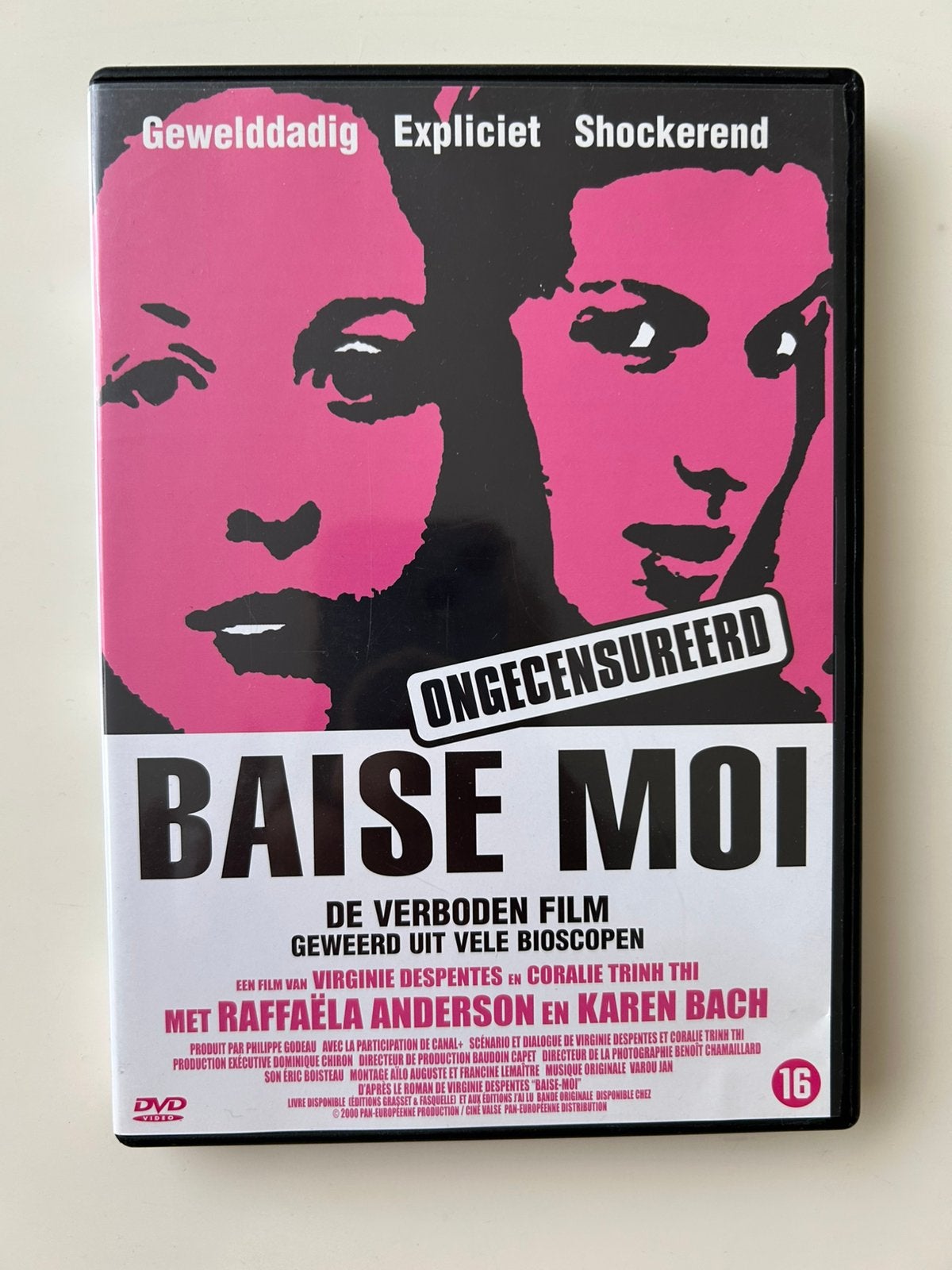 -Baise Moi - Ongecensureerde Franse Film, Vanaf 16 jaar, Ophalen of Verzenden, Zo goed als nieuw, Actiethriller