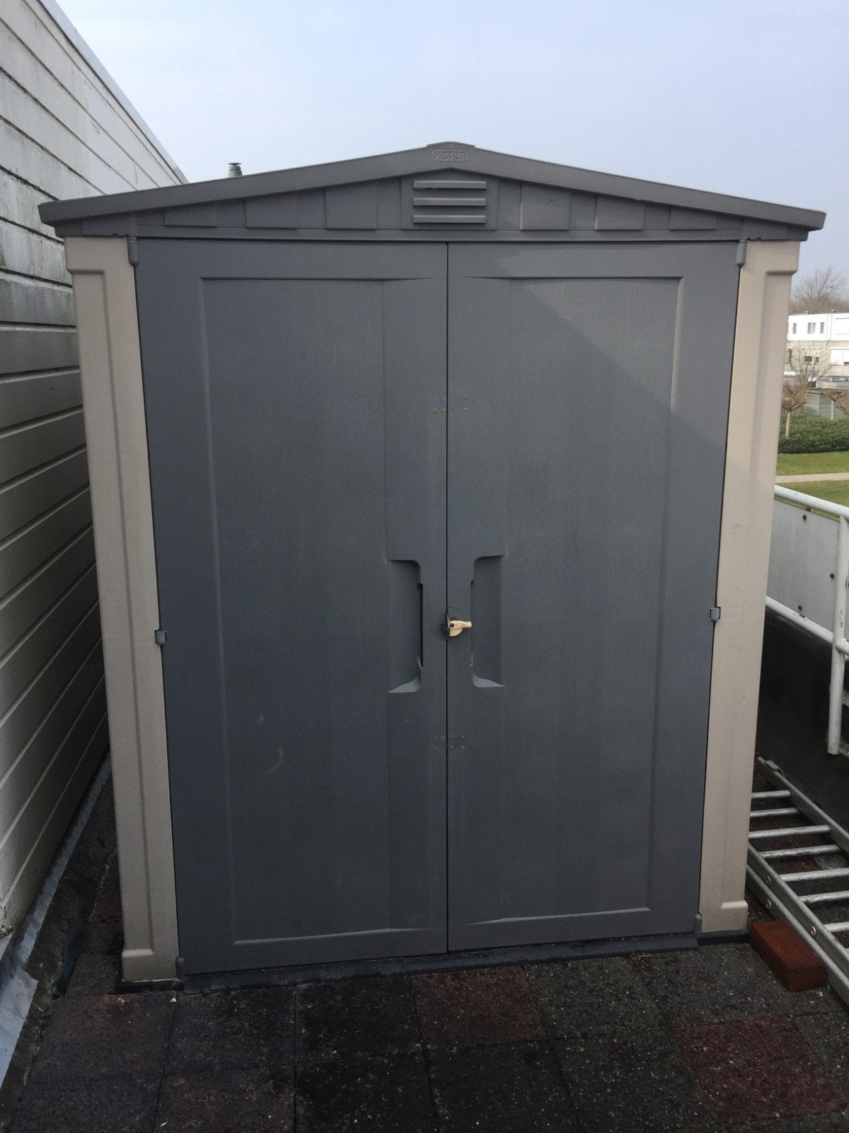 Keter Tuinhuis - Ideaal voor Opslag, Tuin en Terras, Tuinhuizen, Gebruikt, Tuinhuis, Kunststof, Minder dan 250 cm, Minder dan 200 cm