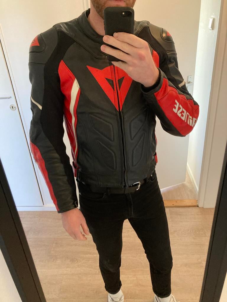 Dainese avro D1 biker jacket maat 50, Motoren, Kleding | Motorkleding, Ophalen of Verzenden, Tweedehands, Heren, Jas | leer