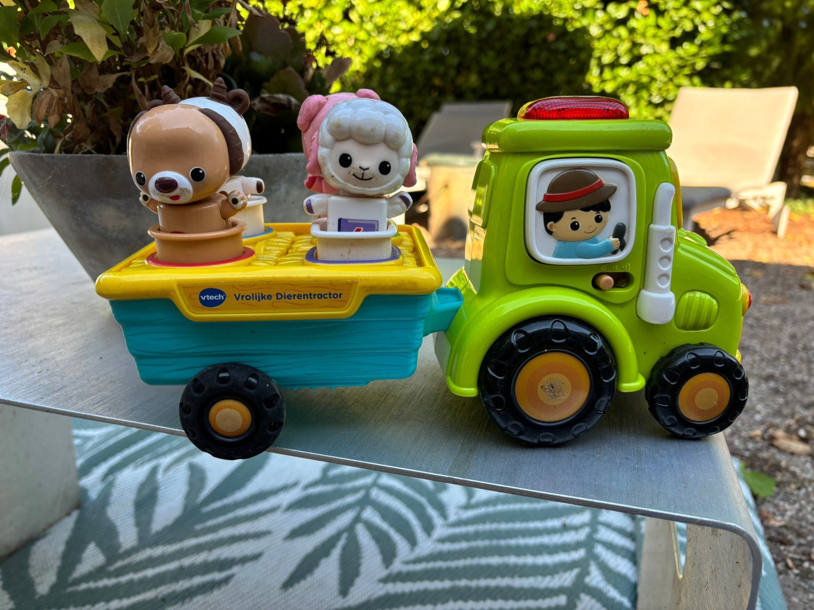 Vtech tractor met boederijdieren, Ophalen of Verzenden, Gebruikt, 6 maanden tot 2 jaar
