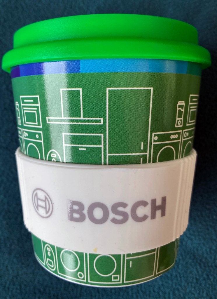 Herbruikbare koffie/thee beker van Bosch, 250 ml, NIEUW, Ophalen of Verzenden, Nieuw, Groen, Beker of Kan